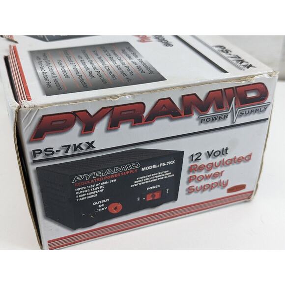 Pyramid Ps7kx 5 Amperage 70 Watts Power Supply For Phones Cb Radios Scanners - Picture 5 of 7